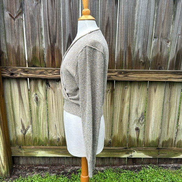 Free People ‘Going for Gold’ Wrap Sweater, size medium - Picture 6 of 10